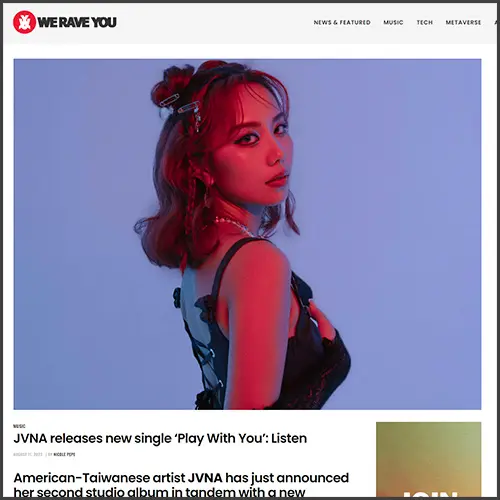 jvnaweraveyou JVNA, We Rave You, News