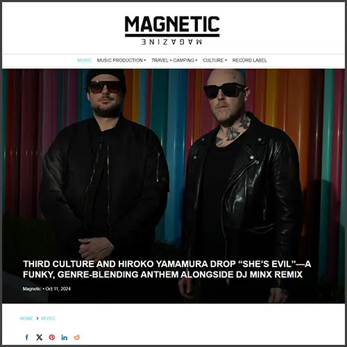 thirdculturemagneticmagazine Third Culture, Hiroko Yamamura, DJ Minx, Magnetic Magazine, News