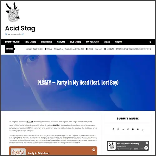 plstyacidstag PLS&TY, Acid Stag, News