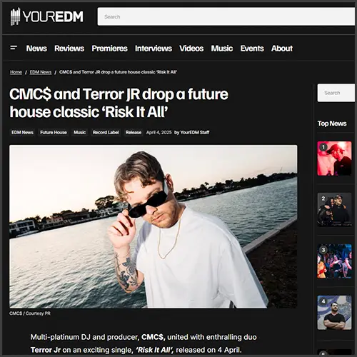 cmcsyouredm CMCS, Terror JR, Your EDM, News