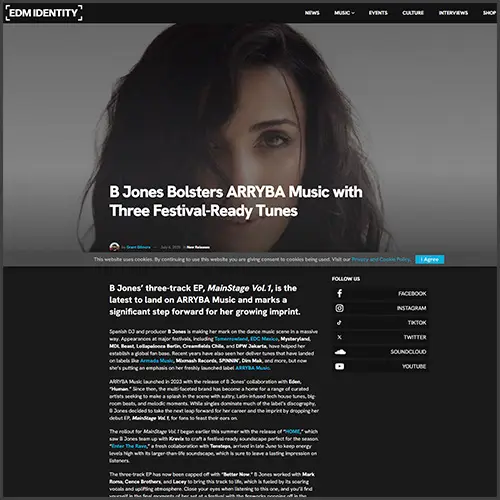 bjonesedmidentity B Jones, edm identity, News