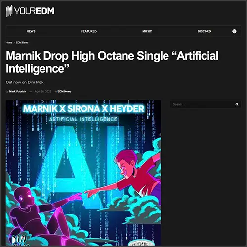 marnikyouredm Marnik, youredm, Dim Mak, News