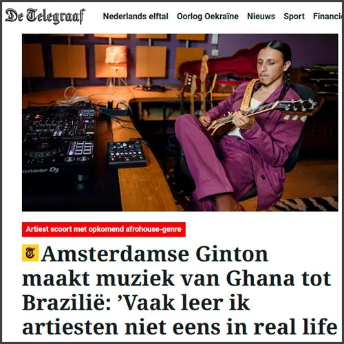 gintondetelegraaf Ginton, De Telegraaf, News