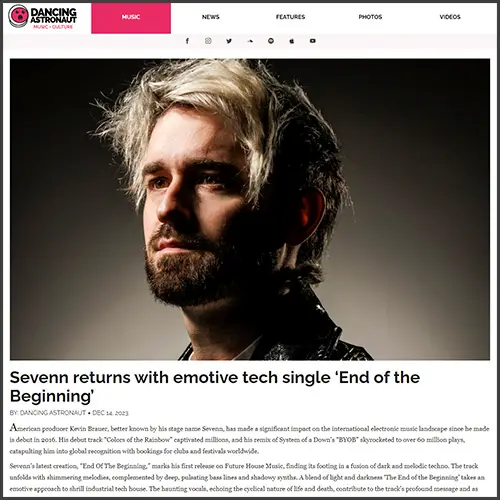 sevenndancingastronaut Sevenn, Dancing Astronaut, News