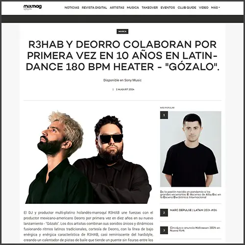 r3habdeorromixmaglatam R3HAB, Deorro, Mixmag Latin America, News