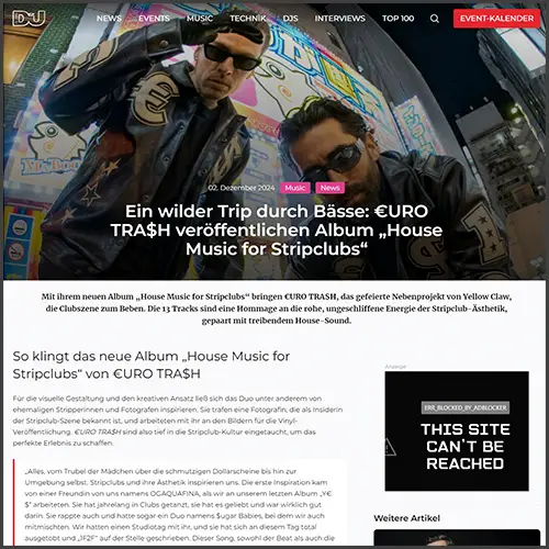 yellowclaweurotrashdjmaggermany Yellow Claw, €URO TRA$H, DJ Mag Germany, News