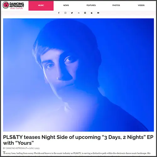 pls&tydancingastronaut PLS&TY, Dancing Astronaut, News