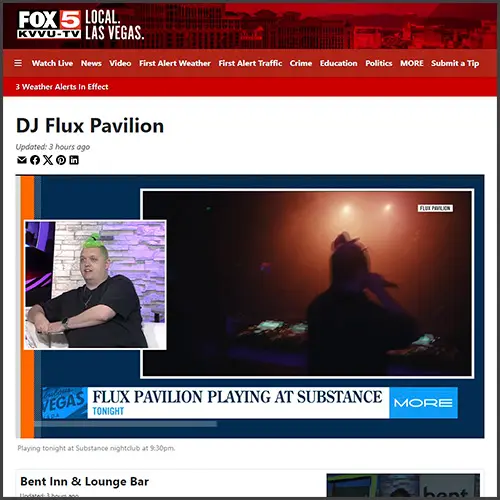 fluxpavilionfox5lasvegas Flux Pavilion, FOX 5, News
