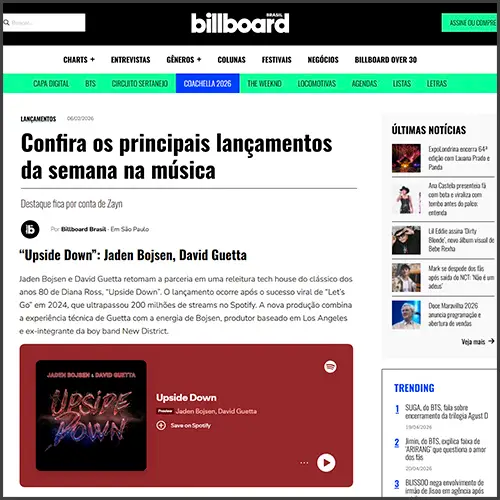 jadenbojsendavidguettabillboardbrazil Jaden Bojsen, David Guetta, Billboard Brasil, News