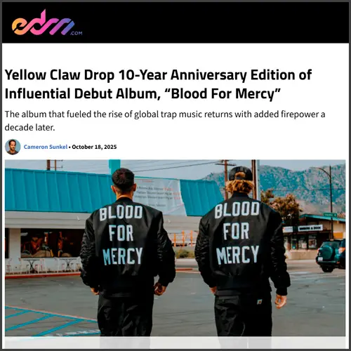 yellowclawedmcom Yellow Claw, edm.com, News