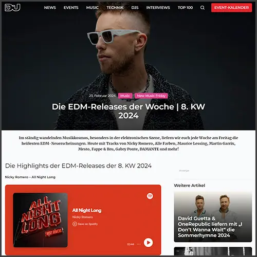 nickyromerodjmaggermany Nicky Romero, DJ Mag Germany, News