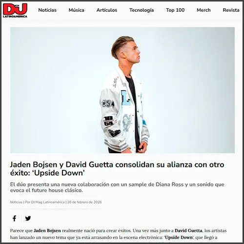 jadenbojsendavidguettadjmaglatinoamerica Jaden Bojsen, David Guetta, DJ Mag latinoamerica, News