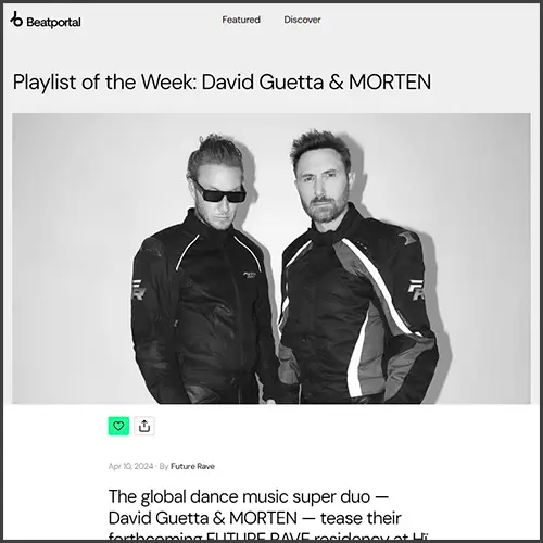 davidguettamortenbeatportal David Guetta, Morten, beatportal, News
