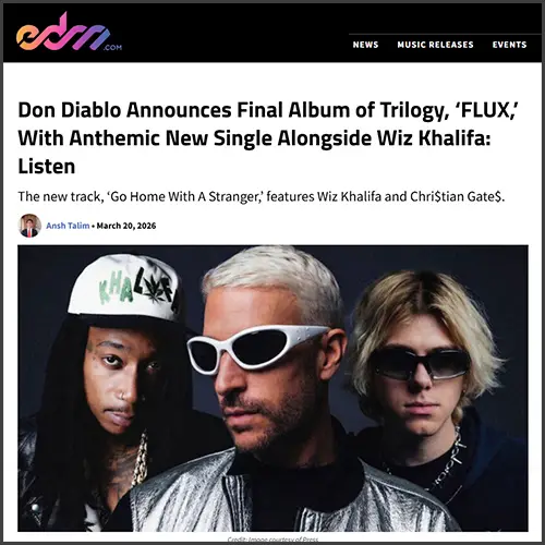 dondiablowizkhalifaedmcom Don Diablo, Wiz Khalifa, edm.com, News