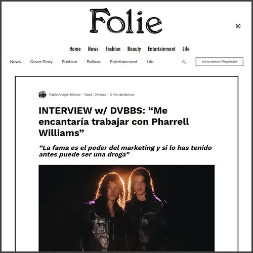 dvbbsfolie DVBBS, Folie, News