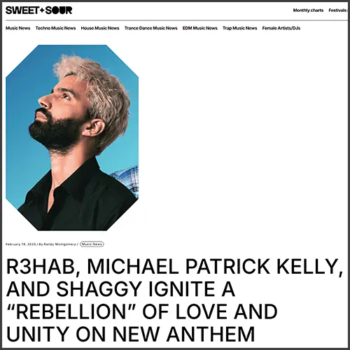 r3habsweetnsour R3HAB, Michael patrick Kelly, Shaggy, Sweet n Sour, News