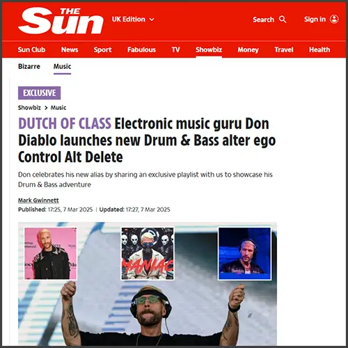 dondiablothesun Don Diablo, The Sun, News