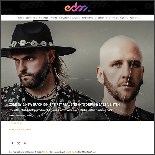 zomboyedmcom Zomboy, edm.com, News