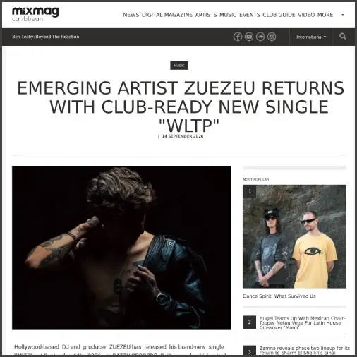 zuezeuwltpmixmagcaribbean Zuezeu, mixmag carribean, News