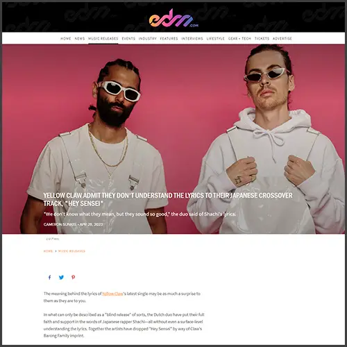 yellowclawedmcom Yellow Claw, edm.com, News