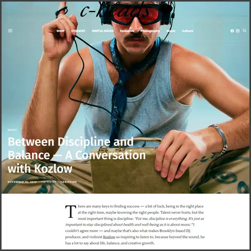 kozlowcheadsmagazine c-heads, Kozlow, News