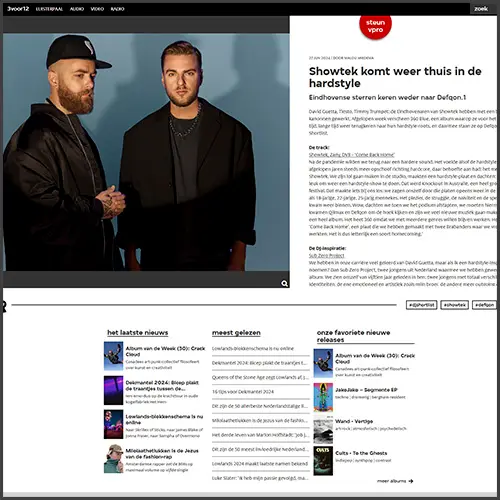 showtek3voor12 Showtek, 3VOOR12, News