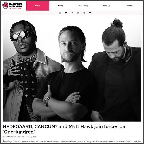 hedegaardcancunmatthawkdancingastronaut Hedegaard, cancun?, Matt Hawk, Dancing Astronaut, News